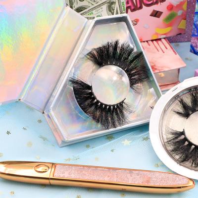 China Long Lasting Dramatic Individual Luxury Packaging of Mink Fur Lashes 100% 3d Mink False Eyelashes With Custom for sale