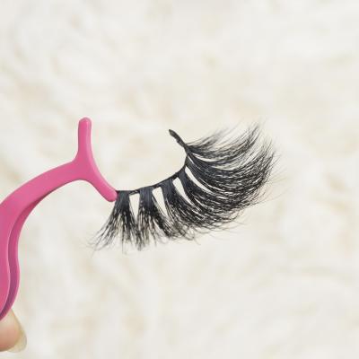 China Long 25mm Natural Hot Selling Real Mink Eyelashes 5D Mink Eyelashes Lashes With Custom Box for sale