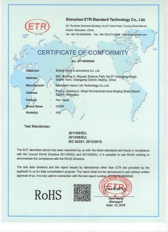 RoHS - Shenzhen Hezon Lito Technology Co., Ltd.