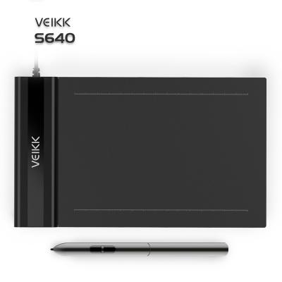 China VEIKK S640 Drawing/E-signature/Gameplay Tablet 6x4 Inch Digital Ultrathin Graphics Pen Tablet with Passive Stylus Pen 8192 Levels for sale