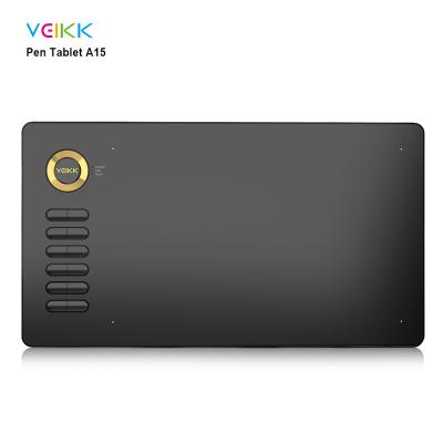 China Digital Drawing/E-signature/Gameplay Drawing Tablet VEIKK A15 Pen Tablets for Artists Designers for Digital Drawing Illustrator for sale