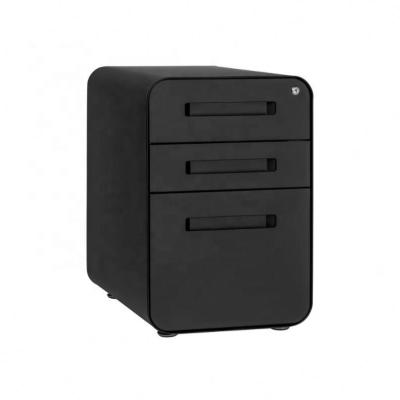 China 3 drawer modern plastic mobile pedestal made in china for sale