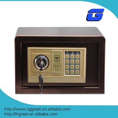 China Drable Modern and Antique Noble Electronic Safe Box Portable Safe Box for sale