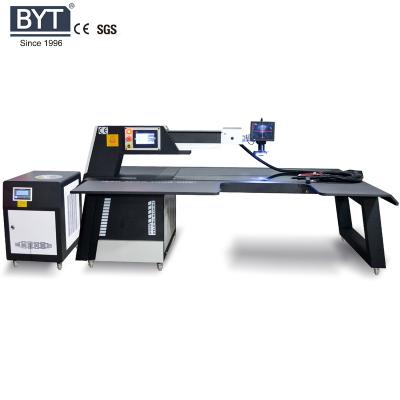 China Super factory worktable 3d metal words stainless steel yag cnc channel laser welding machine for sale