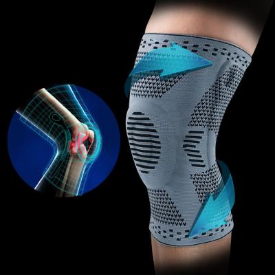 China Rodillera De Spandex Breathable Elastic Knee Brace Powerlifting Sleeve Compression Adjustable Elasticity Knee Pad Support New For Sports Protection for sale