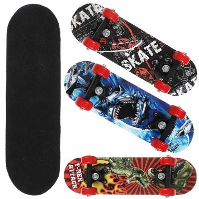 China Adult Good Quality Four Wheel Maple Quiet Skateboard 7 Layers Skate Sports Long Board Skateboard For Beginner Teens for sale