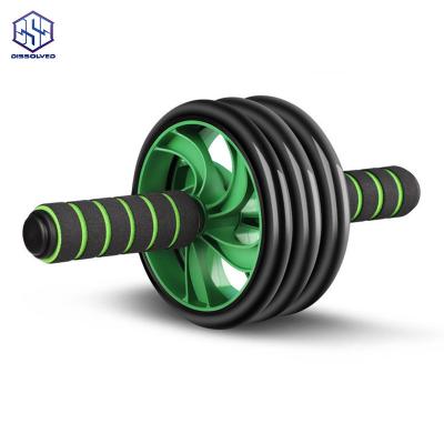 China 2021 universal new fitness exercise bodybuilding muscle exercise gym equipment ab wheel roller for sale