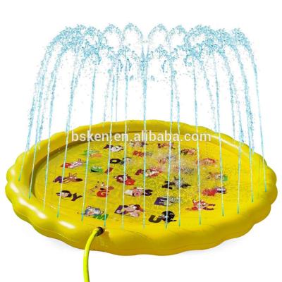 China Customized Swimming Pools Kids Pool Inflatable Swimming Mat Toys For Baby And Play Water Sprinkler Splash Pad Toddler for sale