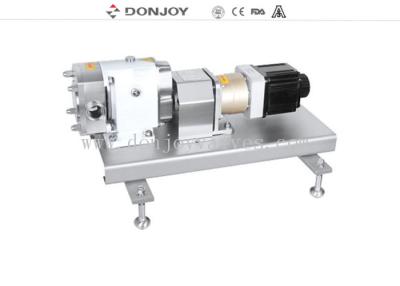 China TUL-23 High Purity  lobe rotary pump with servo motor for transfer  chocolate with 1.5