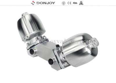 China SS316L sanitary multiport Sanitary Diaphragm Valve for controlling flow for sale