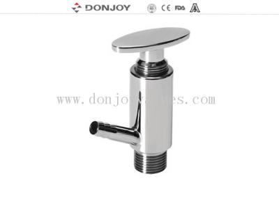 China Manual Sanitary Sample Valve  Thread Connection Ra≤0.8μm / Ra≤0.5μm for sale