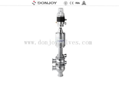 Chine Valve s'inversante pneumatique DN25-DN150 de Seat avec la tête de contrôle de Feeabck SS304/316L à vendre