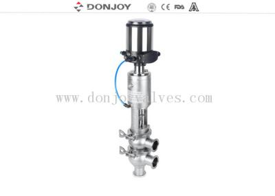 Chine Vanne à clapet sanitaire Donjoy 316L avec actionneur pneumatique avec tête de commande C-TOP à vendre