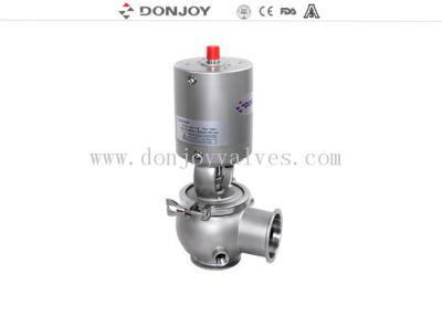 China Aseptic Reversing Seat Valve DN25-DN150 with pneumatic actuator 304 / 316L for sale