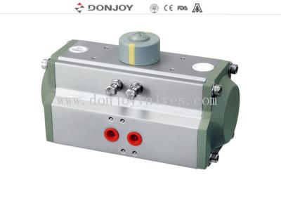 China DC24V Horizontal Aluminum Pneumatic Actuator Air Cylinder Single Acting Actuator for sale