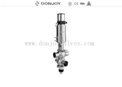 China Donjoy Mixproof válvula de assento duplo assento duplo com posicionador inteligente à venda