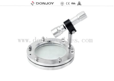 China De cristal de vista del reborde del torno Ss304 DN200 del CNC soldada con autógena afianzado con abrazadera en venta