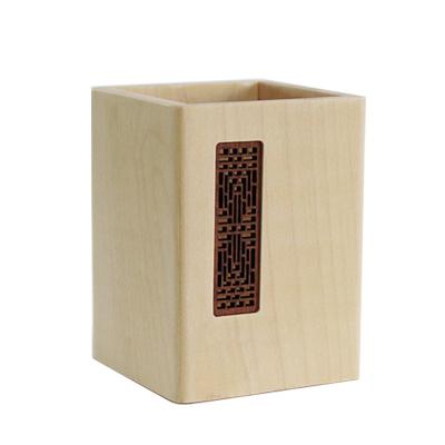 China House. Desk. Bamboo Tube Office School Craft Storage Box Holder Organizer Pencil Holder Finishing Container Pen Holder for sale