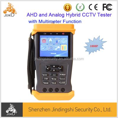 China 1080P AHD And Analog Hybrid Security CCTV Tester With Multimeter Function JD-CT02AHD-M for sale