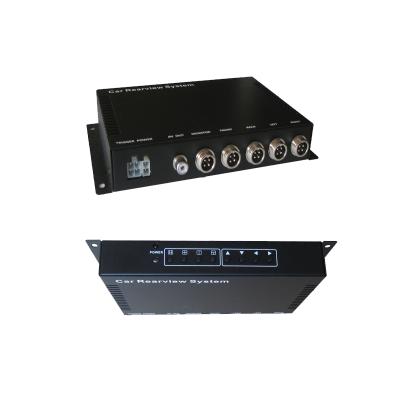 China 4channel car quad video processor splitter color video processor JD-QD404C for sale