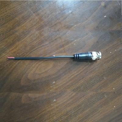 China rg59 75ohm gold plated 75ohm cctv cable bnc Q9 connector shielded solder free shielded gold plated for sale