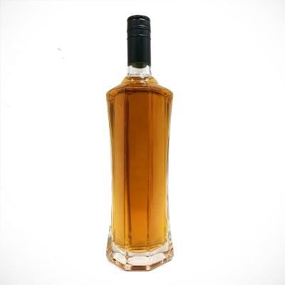 China The best selling 750ml beverage drinking glass bottle vodka bottles in China for sale