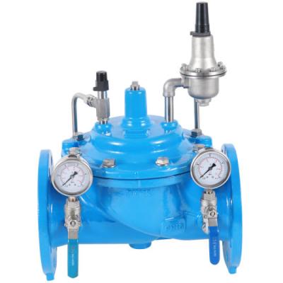 China General Double Pn10/16 Flange End Ball Float Valve Pressure Relief Reducing Control Valve for sale