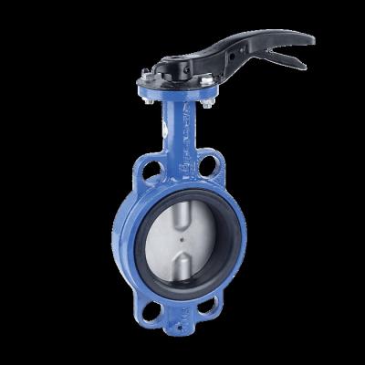 China General 4 type cast iron stainless steel wafer butterfly valve malleable 10 inch ptfe price for sale