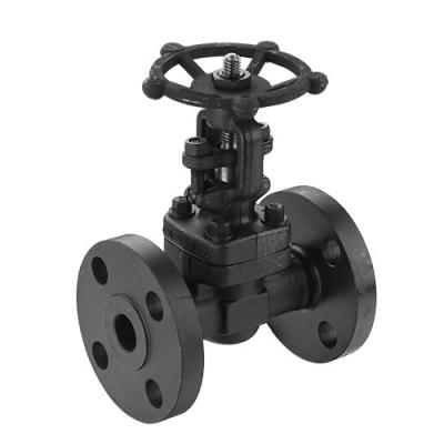 China General Bundor A105 DN15-DN50 PN Forged Steel Handwheel Flange Gate Valve for sale