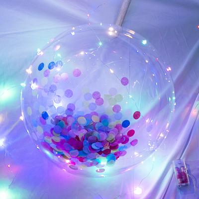 China Hot Sale Birthday Festival Led Balloon Product Light Luminous Led PVC Bobo Balloon for sale