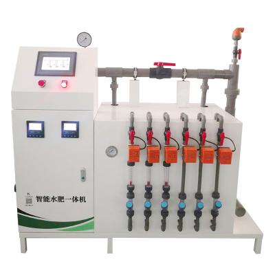 China Multi-channel fertilizing agricultural irrigation and irrigation machine for herbs, tomatoes, lettuce hydroponic for sale