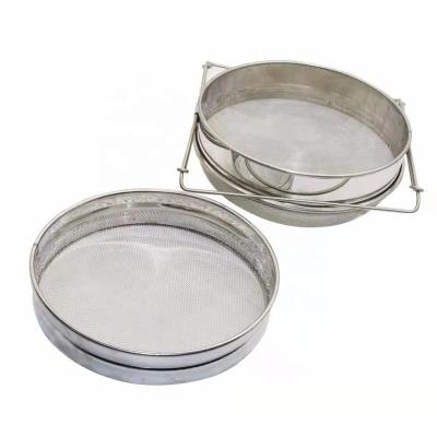 China 2020 Double Layer Stainless Steel Honey Sieve Cultivate or Honey Filter Stainer From China Manufacturer for sale