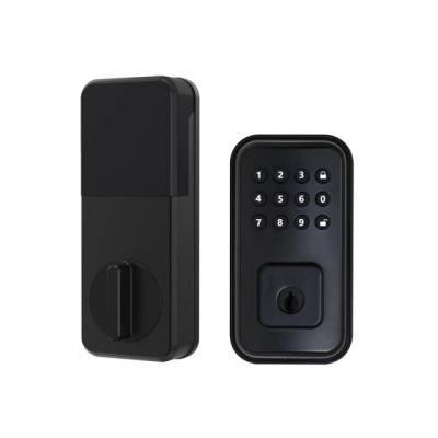 China Zinc Alloy Security Digital Keyless Indoor Smart Home Electronic Door Locks Tuya App Smart digital Door Lock For interior door for sale