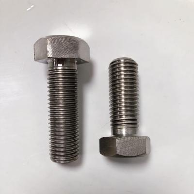 China HEX Factory Wholesale Price Metric Titanium Bolt And Nut Screw Washer DIN931 DIN933 Stainless Steel Hex Bolt for sale