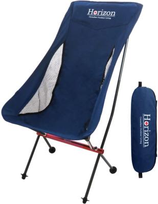 China Modern Skyline High-Back Outdoor Living Foldable Camping Chair for sale