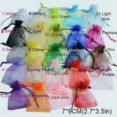 China Wedding Keepsake Gift Jewelry Bags Packing Drawable Organza Bags Wedding Gift Bags Sachet Christmas Gift Bag for sale