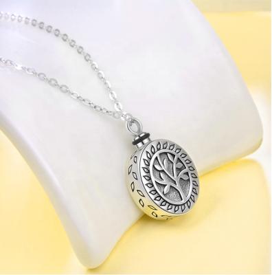 China Classic 925 Sterling Silver Tree Of Life Cremation Cremation Pendant Jewelry for sale