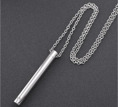 China CLASSIC Unisex Stainless Steel Office/Long Career Perfume Bottle Cremation Jewelry For Ashes Pendants Necklace for sale