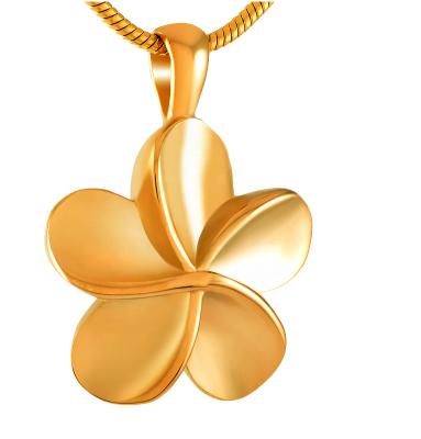 China Lovely Flower Memorial Urn Pendant Necklace CLASSIC Love Bring Good Luck Human Pet Cremains Keepsake Ashes Pendant For Women Kids for sale