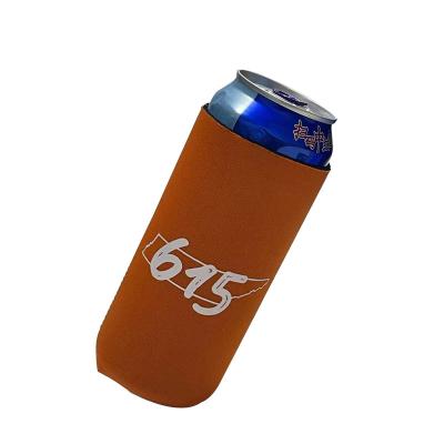 China Durable Personalized Folding Sublimation 500ml Beer Can Cooler For Family Gathering for sale