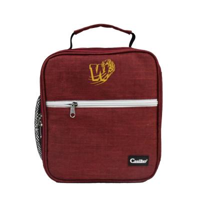 China Portable Hot Sale Lunch Bag Insulated Cooler Bag Custom With Logo For Lunch Time for sale