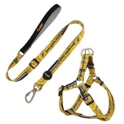 China Wholesale Pet Harness Polyester Leash Trunk Low Price Personalized Luxury Dog Dog Leash Set for sale