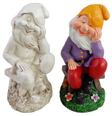 China Around The World Garden Gnomes Dwarf Ornament Naughty Figurine Indoor Outdoor Decor for sale