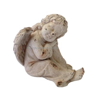 China Europe Garden Sleeping Angel Statue Sculpture Decoration Resin Indoor Indoor Outdoor Home Angels Garden Statue Angels for sale