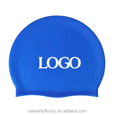 China Waterproof Flexible Silicone Water Proof Silicone Swim Caps Silicon Training Swimming Cap for sale