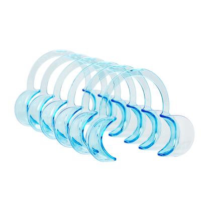 China LYFLUCKY C Shape Plastic Medical Grade Teeth Whitening Cheek Retractor Mouth Opener for sale