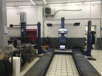 China ECM 533cm Wheelbase 4 Cameras 3D Wheel Alignment Machine for sale