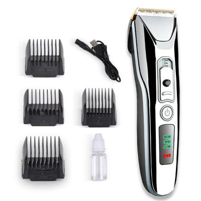 China Hotel Rechargeable Hair Clipper for Men and Kids Hair Trimmer Barber Hair Clipper Cordless Electric Beard Clippers for sale