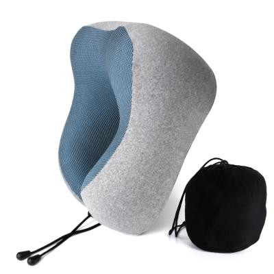 China Anti-Static Universal Travel Memory Foam Neck Pillow Airplane Travel Sleep Pillows for sale