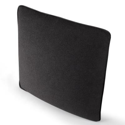 China Anti-Static Pure Polyurethane Pillow Memory Foam Black Soft Tile Sofa Hug Cushion for sale